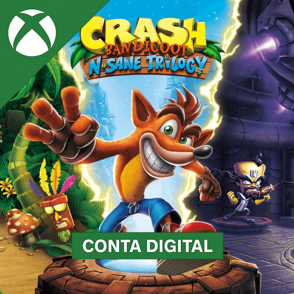 Crash Bandicoot Sane Trilogy Xbox One Mídia Digital
