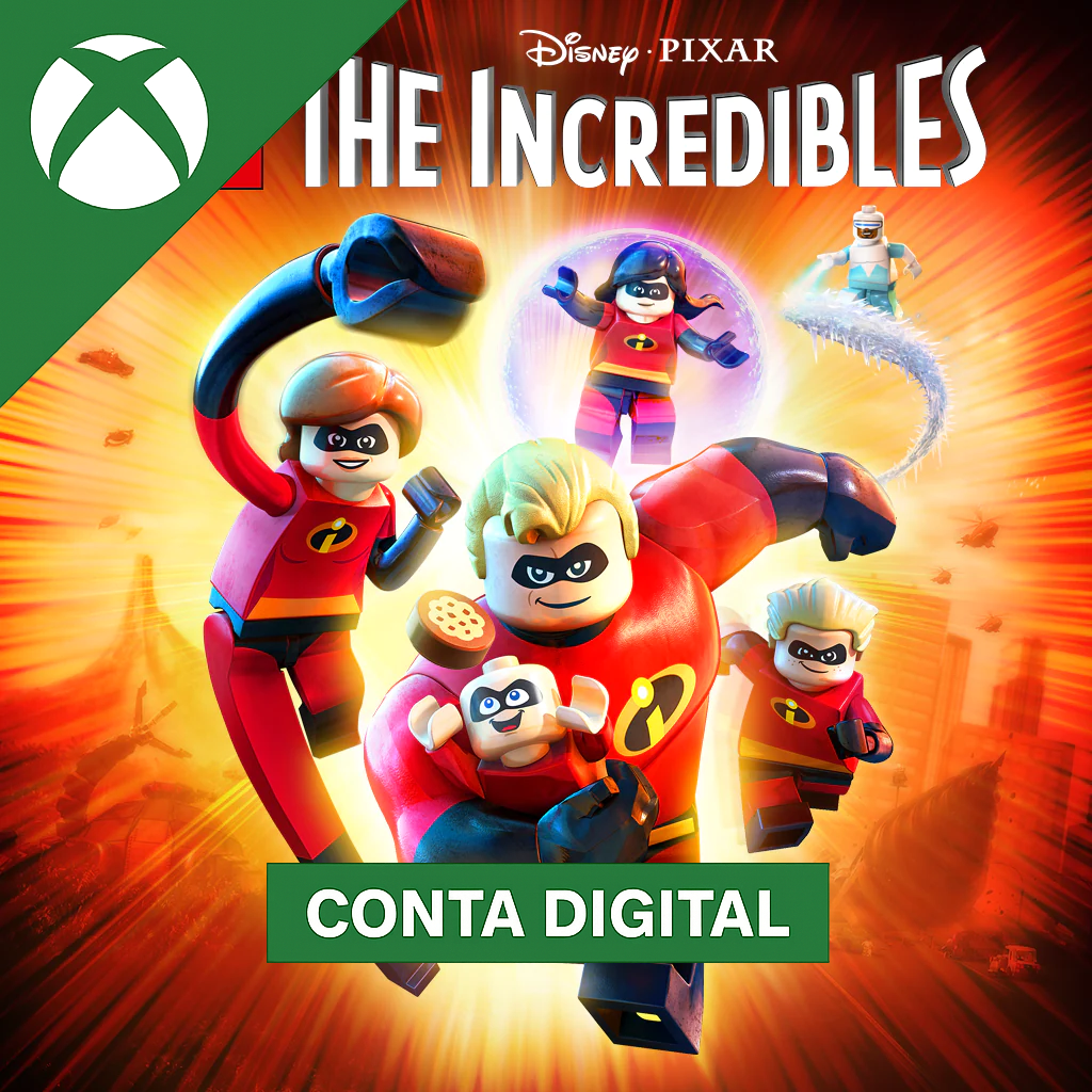 Lego Os Incríveis Xbox One Mídia Digital