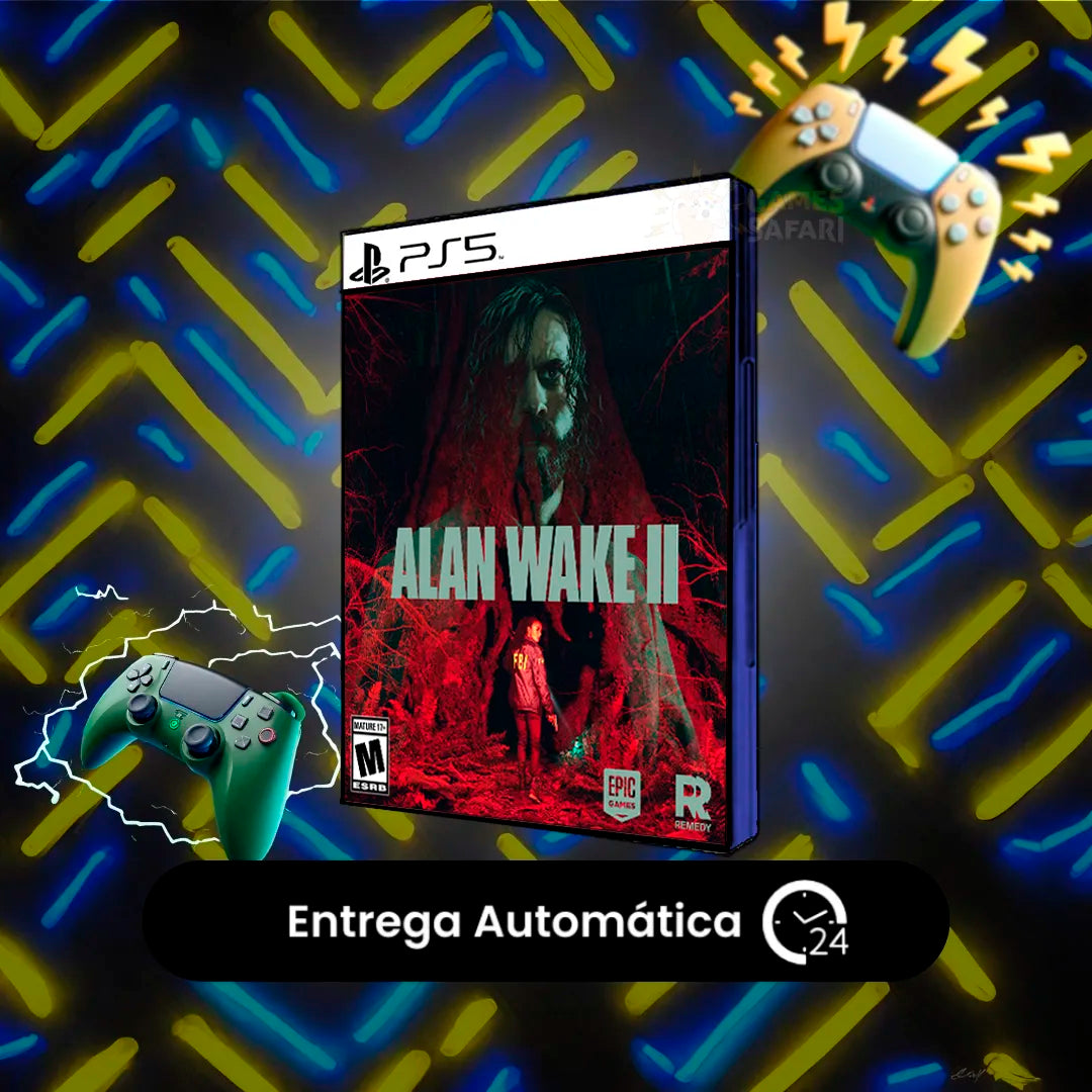 Alan Wake 2 Ps5 Mídia Digital Games Safari