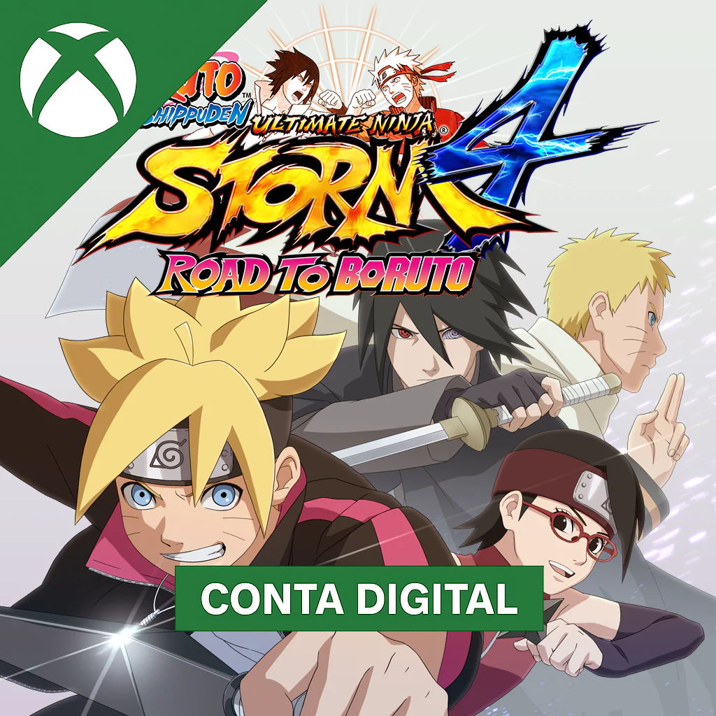 Naruto Shippuden Ultimate Ninja Storm 4 Road To Boruto Xbox One Mídia Digital
