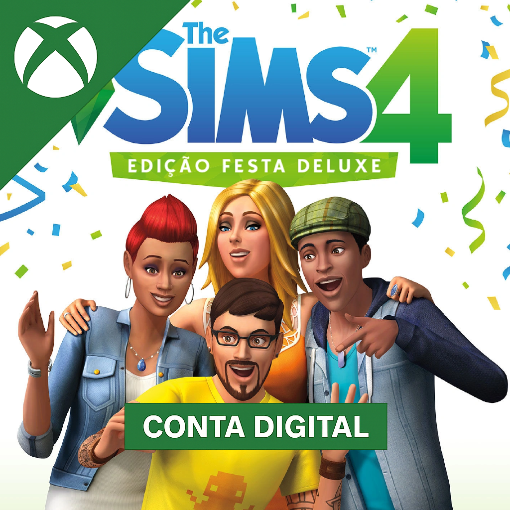 Los Sims 4 Edición Deluxe Fiesta – Medios digitales de Xbox One 
