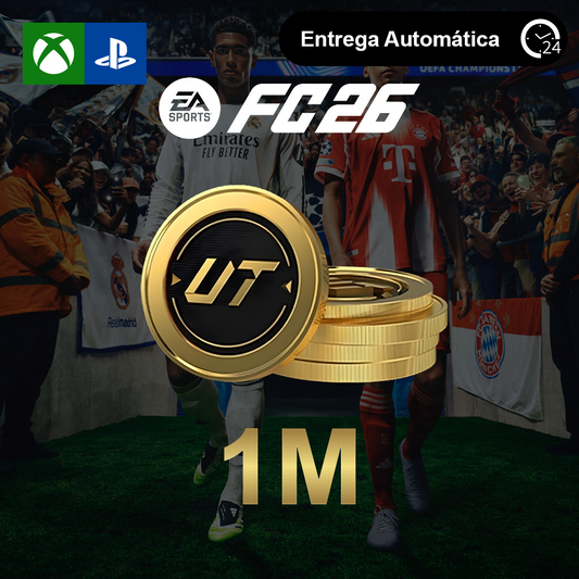 FC Coin 1 milhão Ultimate Team EA Xbox Playstation FIFA Coins EA FC 26