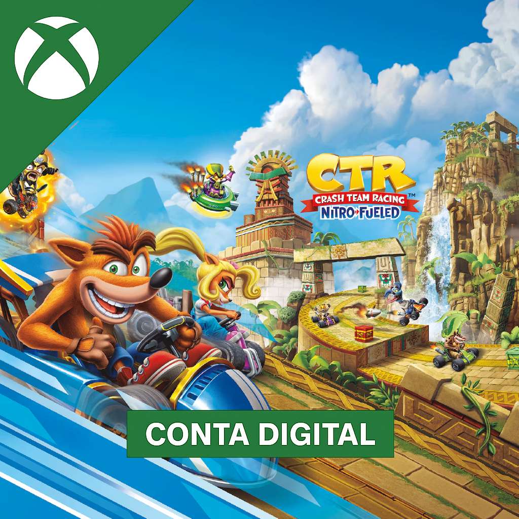 Crash Team Racing Nitro Fueled Xbox One Mídia Digital