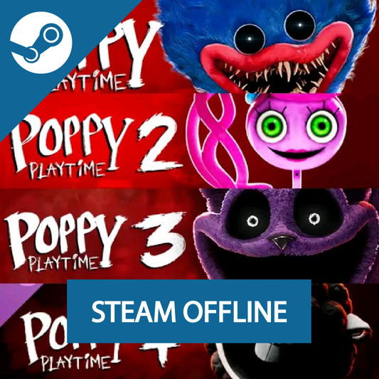 Poppy Playtime Capítulo 1 + 2 + 3 + 4 - Steam sin conexión