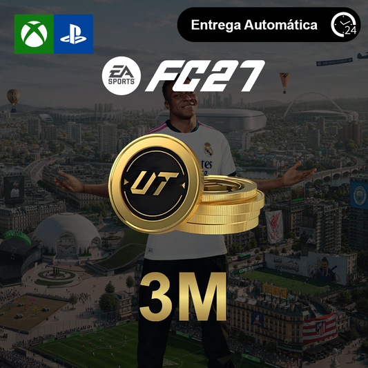 FC Coin 3 milhões Ultimate Team EA Xbox Playstation FIFA Coins EA FC 27