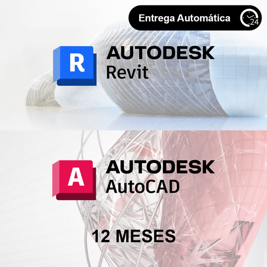 Autodesk AutoCAD + Revit — Licença Anual Completa (12 Meses) | Ativação Digital Imediata