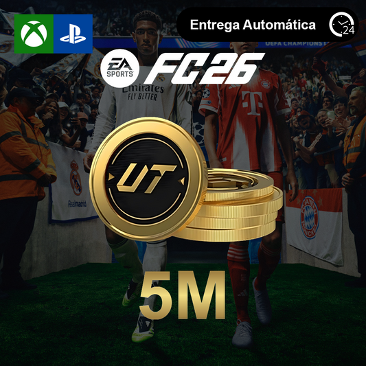 FC Coin 5 milhões Ultimate Team EA Xbox Playstation FIFA Coins EA FC 26