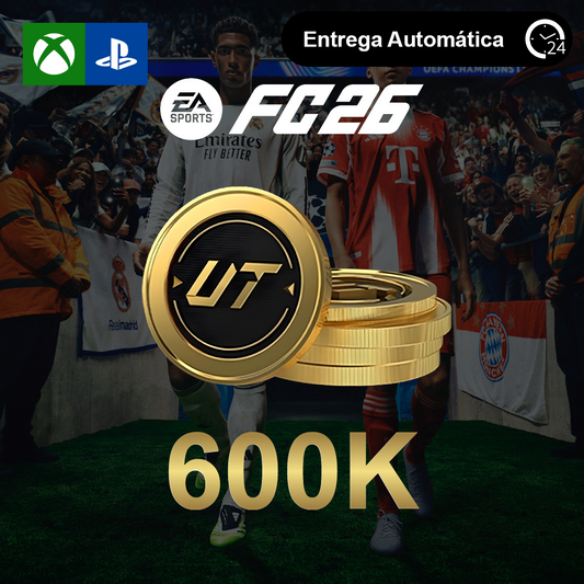 FC Coin 600 mil Ultimate Team EA Xbox Playstation FIFA Coins EA FC 26