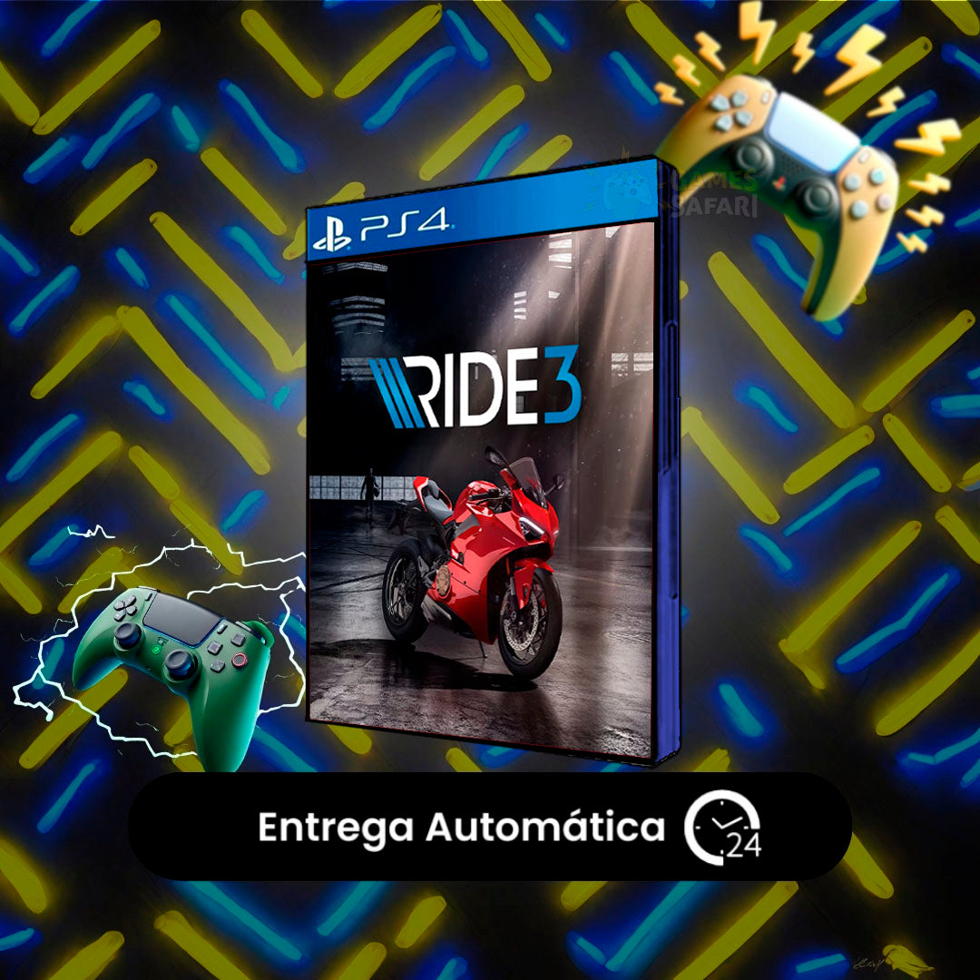 RIDE 3 – PS4 - Mídia Digital – Games Safari