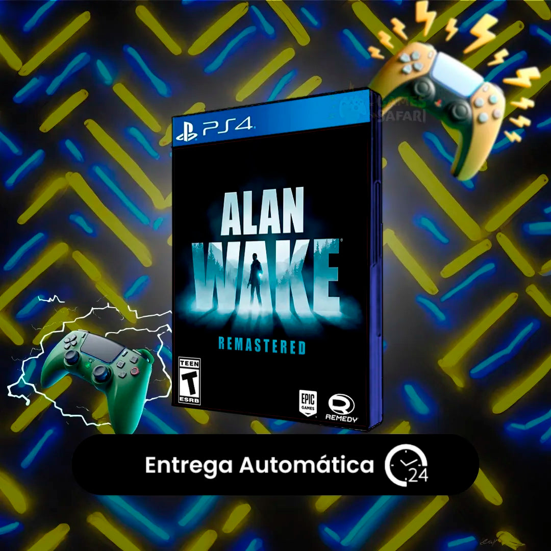 Alan Wake Remastered - PS4 Mídia Digital