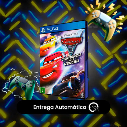 Carros 3: Correndo Para Vencer - PS4 Mídia Digital