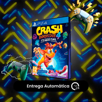 Crash Bandicoot™ 4: It's About Time - PS4 - Mídia Digital