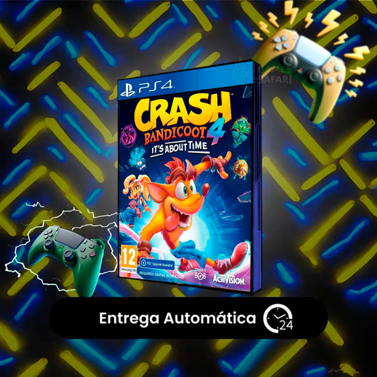 Crash Bandicoot™ 4: It's About Time - PS4 - Mídia Digital