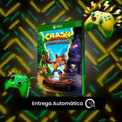 Crash Bandicoot Sane Trilogy Xbox One Mídia Digital