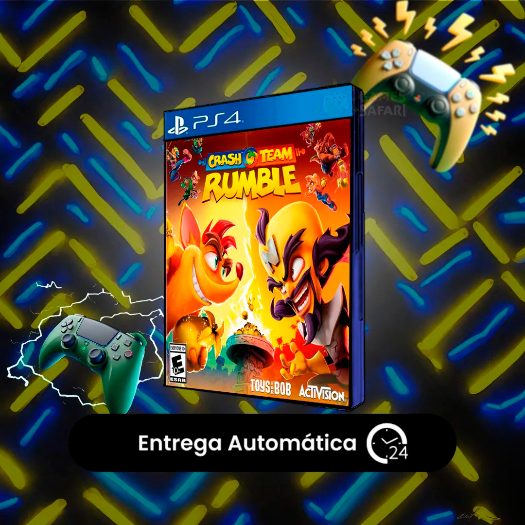 Crash Team Rumble PS4 - Mídia Digital