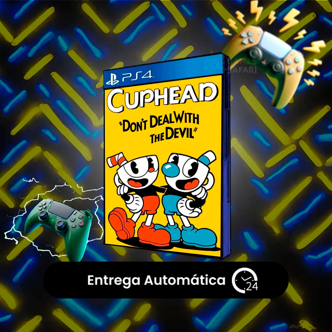 Cuphead - PS4 - Mídia Digital