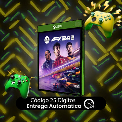 F1 24 Xbox REGIÃO – Código 25 Dígitos