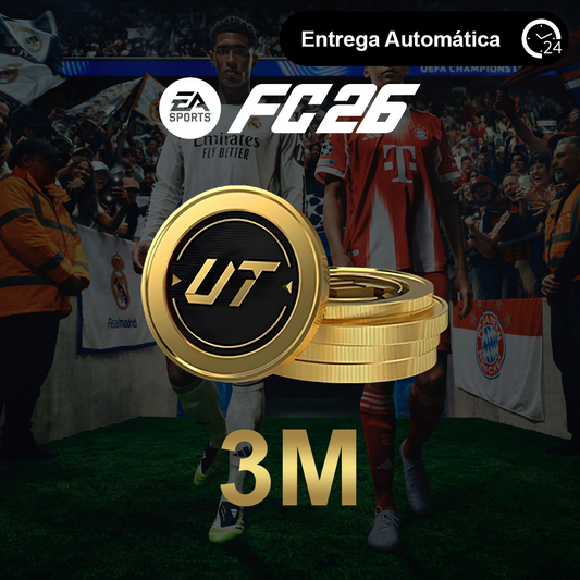 FC Coin 3 milhões Ultimate Team EA Xbox Playstation FIFA Coins EA FC 26