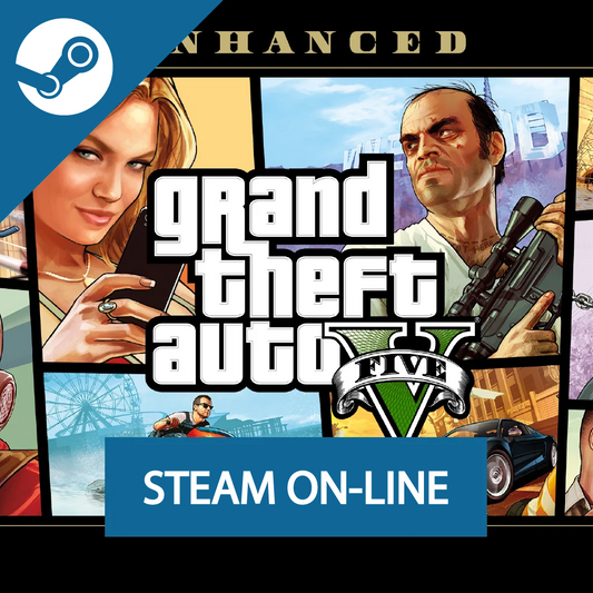 GTA V Enhanced - Conta Steam On-line