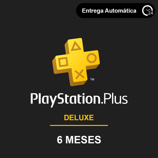 Assinatura PlayStation Plus Deluxe - 6 meses
