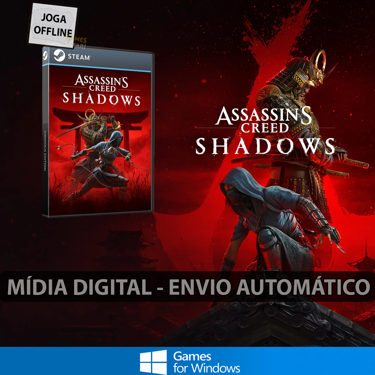 Assassin’s Creed Shadows - Steam Offline – Games Safari