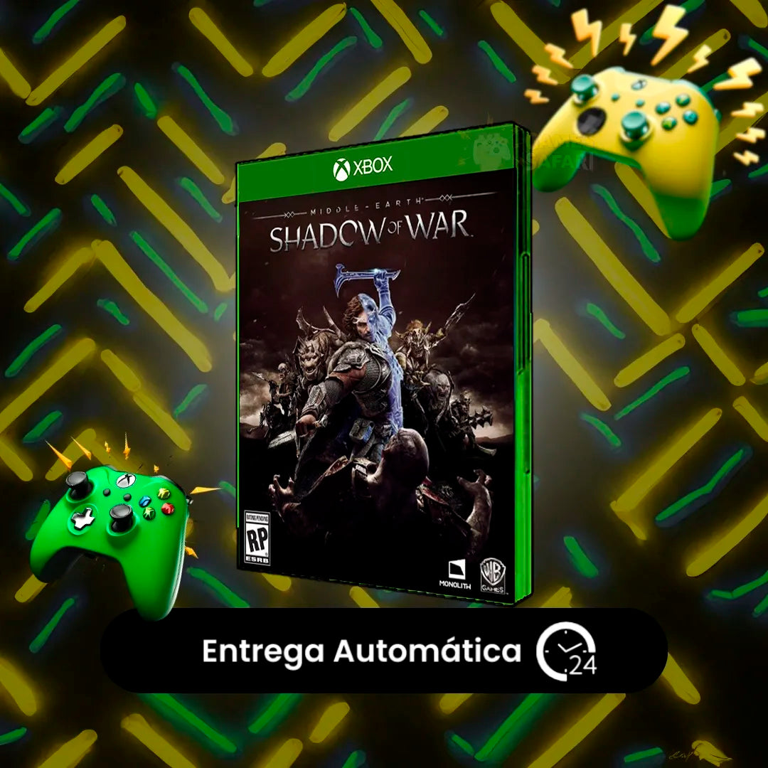 Terra média Sombras da Guerra – Xbox One Mídia Digital