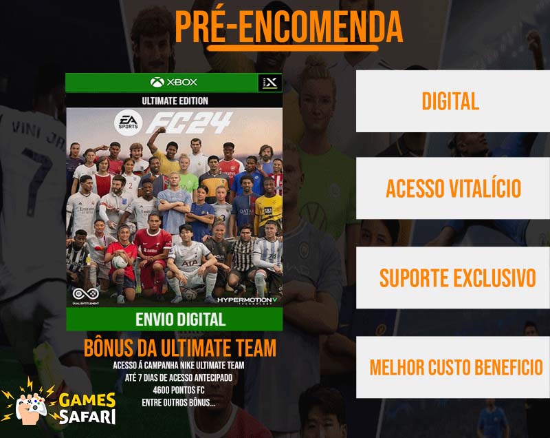 EA SPORTS FC 24 Código 25 Digitos Mídia Digital Xbox FIFA 24 ARG